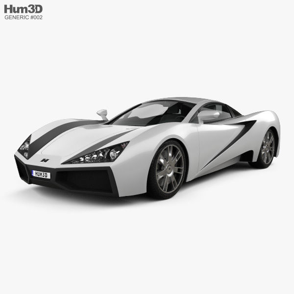 Generisch Sport Car 2013 3D-Modell