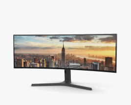 Generic Curved Monitor 3D model