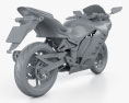 Generisch Sport-Motorrad 2014 3D-Modell