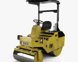 Generic Small Asphalt Compactor 3D model