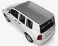 Generic SUV with HQ interior 2014 3d model top view