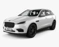 Generic SUV with HQ interior and engine 2014 3d model