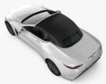 Generic convertible 2022 3d model top view