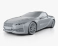 Generic convertible 2022 3d model clay render