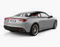 Generic coupe 2022 3d model back view