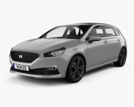 Generic hatchback 5-door 2018 3D model