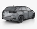 Generic hatchback 5-door 2018 3d model