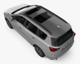 Generic minivan 2018 3d model top view