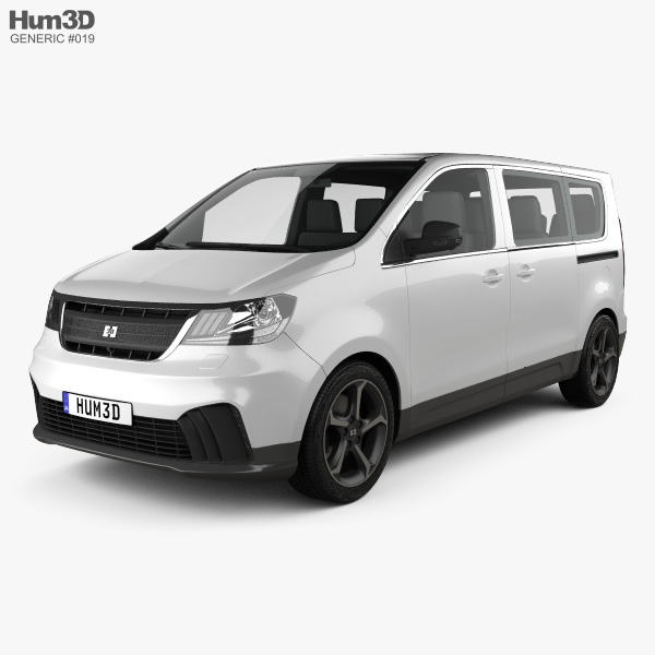 Generic Passenger Van 2022 3D model