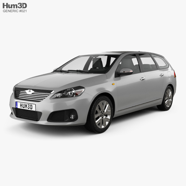Generic wagon 2018 3D model