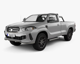 Generic Single Cab pickup 2019 3D model