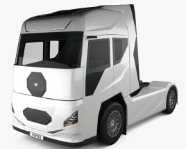 Genéricos Electric Camião Tractor 2021 Modelo 3d