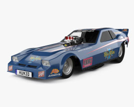 Raymond Beadle Funny Car 1982 3D модель