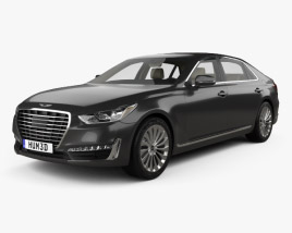 Genesis G90 with HQ interior 2020 3D model