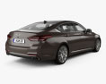 Genesis G80 with HQ interior 2020 3d model back view