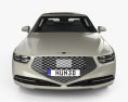 Genesis G90 2021 3d model front view