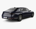 Genesis G90 LWB 2022 3d model back view