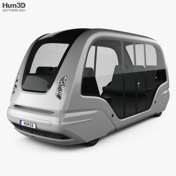 Getthere GRT minibus 2019 3D model