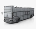 Gillig Low Floor Autobús de dos pisos 2012 Modelo 3D wire render