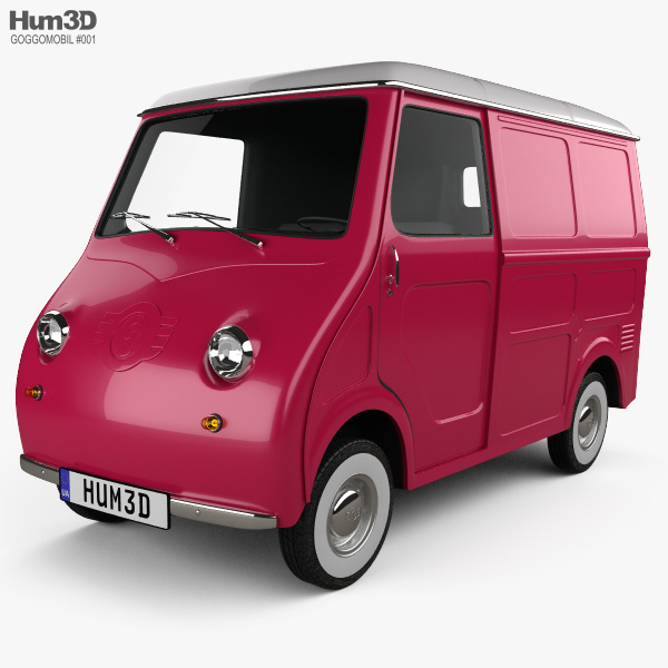Goggomobil TL 250 (TL 400) Transporter Van 1956 3D model