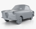 Goggomobil TS 250 Coupe 1957 3d model clay render