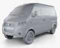 Gonow Minivan 2022 Modelo 3D clay render