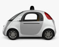 Google Self-Driving Car 2015 3d model side view