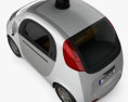 Google Self-Driving Car 2015 3d model top view
