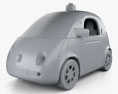 Google Self-Driving Car 2015 3d model clay render
