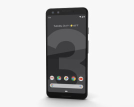 Google Pixel 3 Just Black 3D-Modell
