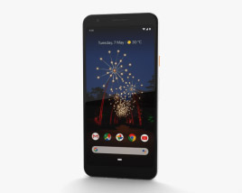 Google Pixel 3a Clearly White Modelo 3D