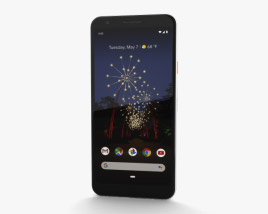 Google Pixel 3a XL Clearly White 3D 모델 