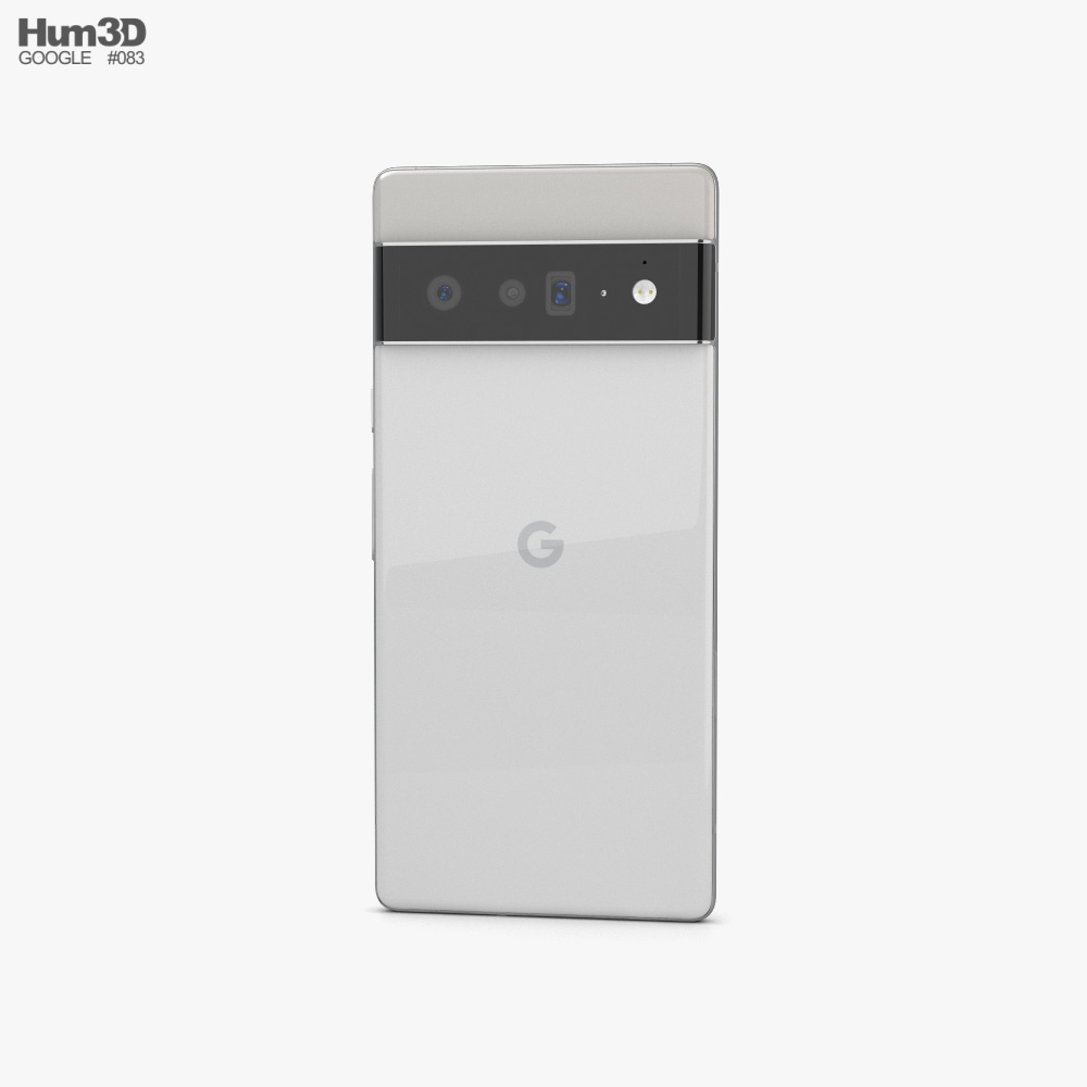 Google Pixel 6 Pro Cloudy White 3D 모델 