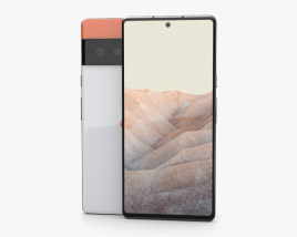 Google Pixel 6 Pro White 3D model