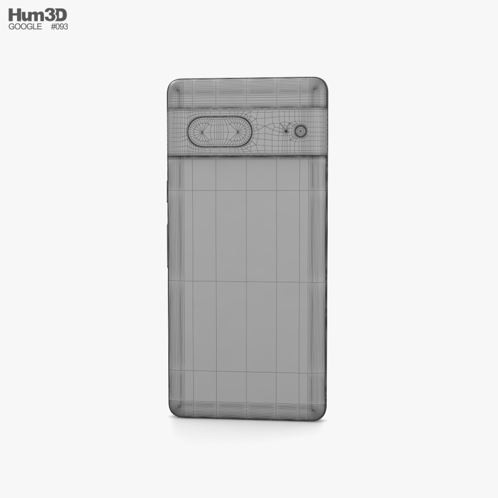 Google Pixel 7 Lemongrass 3D model - Electronics on Hum3D