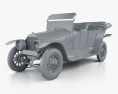 Graf & Stift Double Phaeton 1911 3D модель clay render