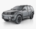 Great Wall Hover (Haval) H3 2012 3D-Modell wire render
