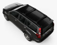 Great Wall Hover (Haval) H3 2012 3D-Modell Draufsicht