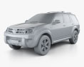 Great Wall Hover (Haval) H3 2012 3D-Modell clay render