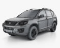 Great Wall Hover (Haval) H6 2016 3D 모델  wire render