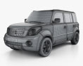 Great Wall Haval M2 2015 3d model wire render