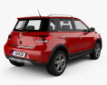 Great Wall Haval M4 2015 3D-Modell Rückansicht