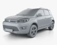Great Wall Haval M4 2015 3D-Modell clay render