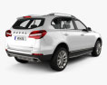 Great Wall Haval H8 2016 3D 모델  back view
