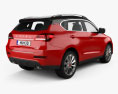 Great Wall Haval H2 2017 3d model back view
