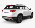 Great Wall Haval H6 2017 3D модель back view
