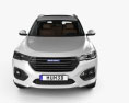 Great Wall Haval H6 with HQ interior 2021 3d model front view