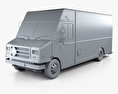 Grumman Van 2020 3d model clay render