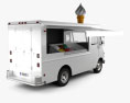 Grumman Kurbmaster Ice Cream Van 2020 3D 모델  back view