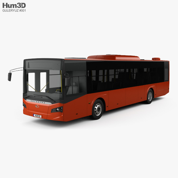 Guleryuz Cobra GD-272 LF Автобус 2017 3D модель